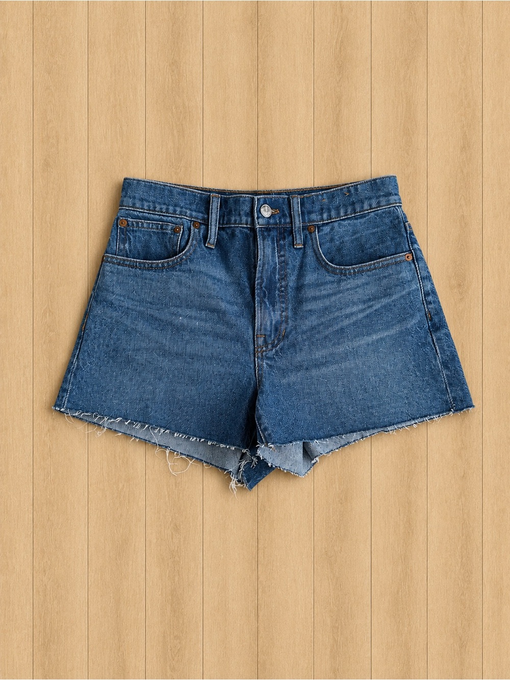 Madewell Indigo Denim Cutoff Shorts